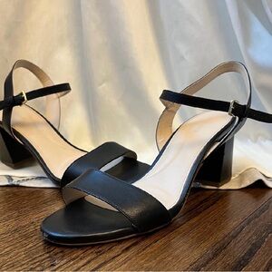 Cole Haan Black Block Heel Sandals